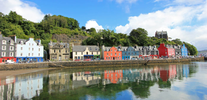HEADER Tobermory town capital of the Isle of Mull in the Scottish Inner Hebrides Scotland shutterstock_1087559453 | Garrington Property Finders Scotland